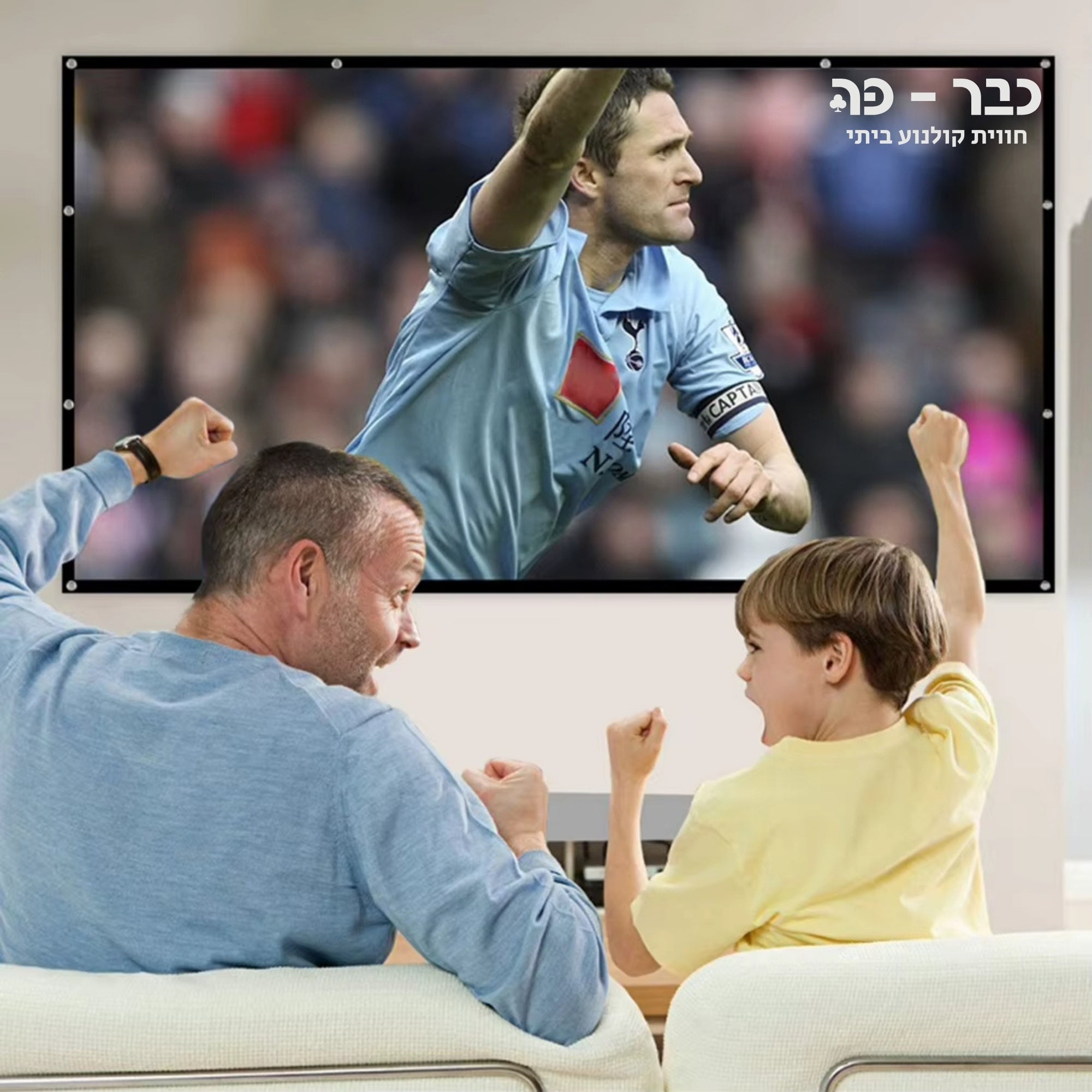 מסך מקרן - תלוי