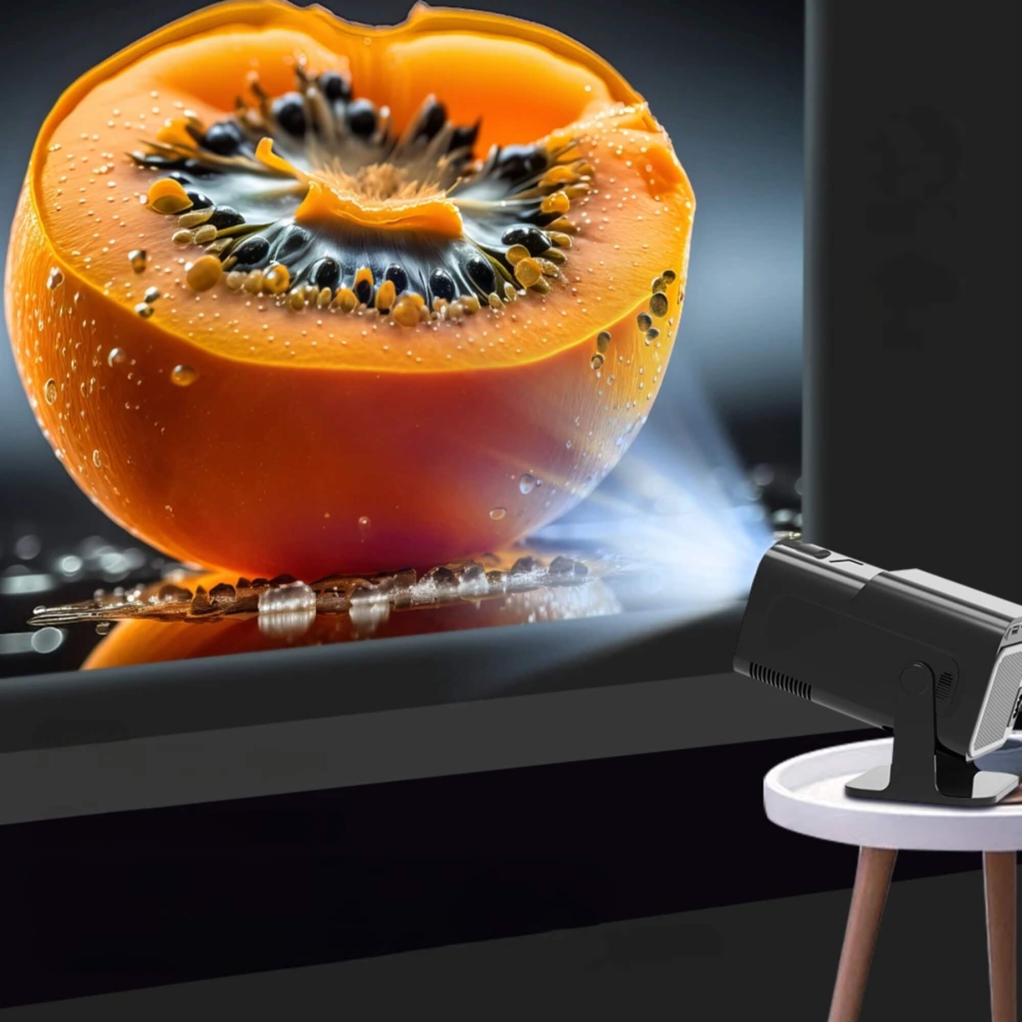 מקרן ביתי חכם עם מערכת אנדרואיד ורמקול מובנה - Magcubic Pro