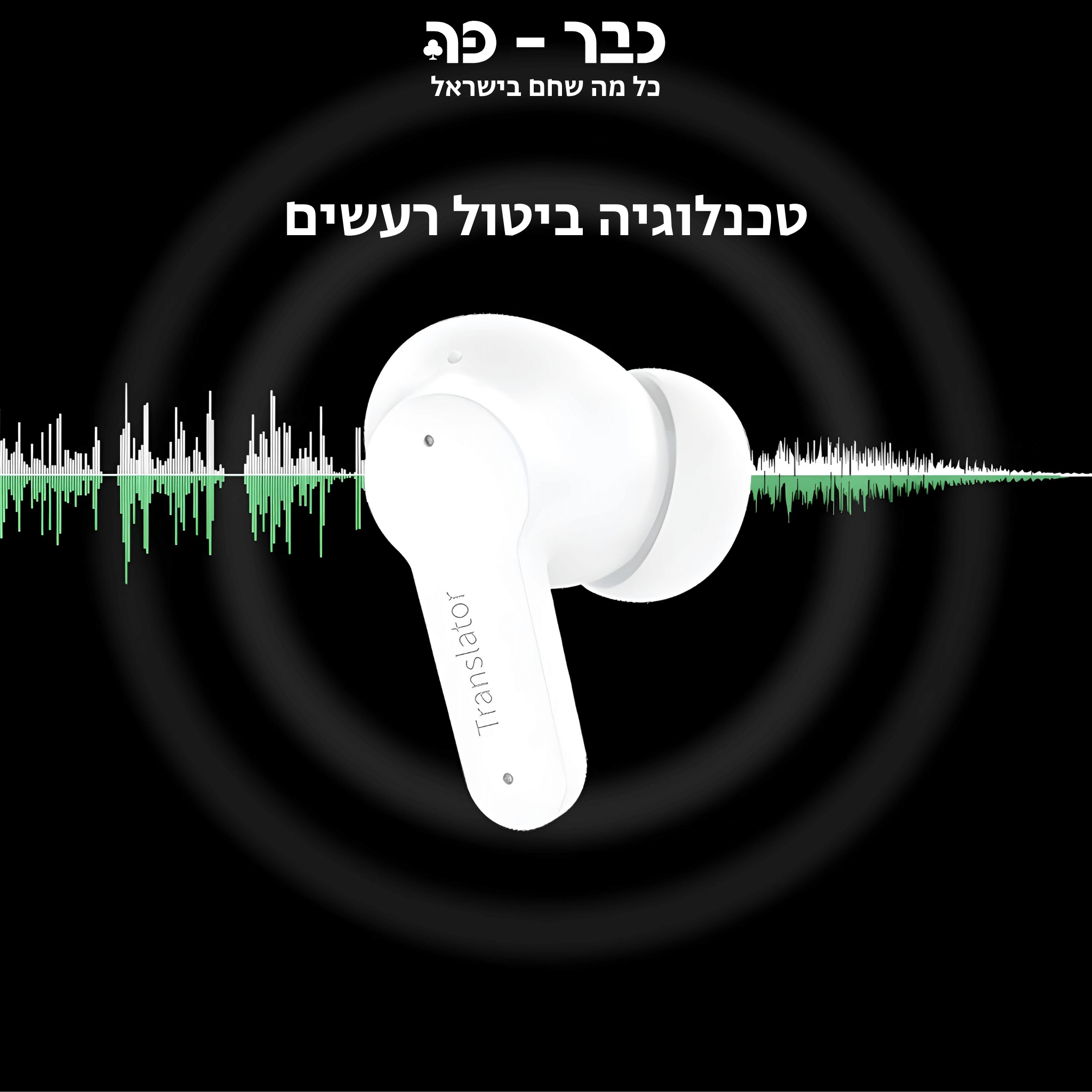 אוזניות מתרגמות דור מתקדם - Wooask M3 Translator