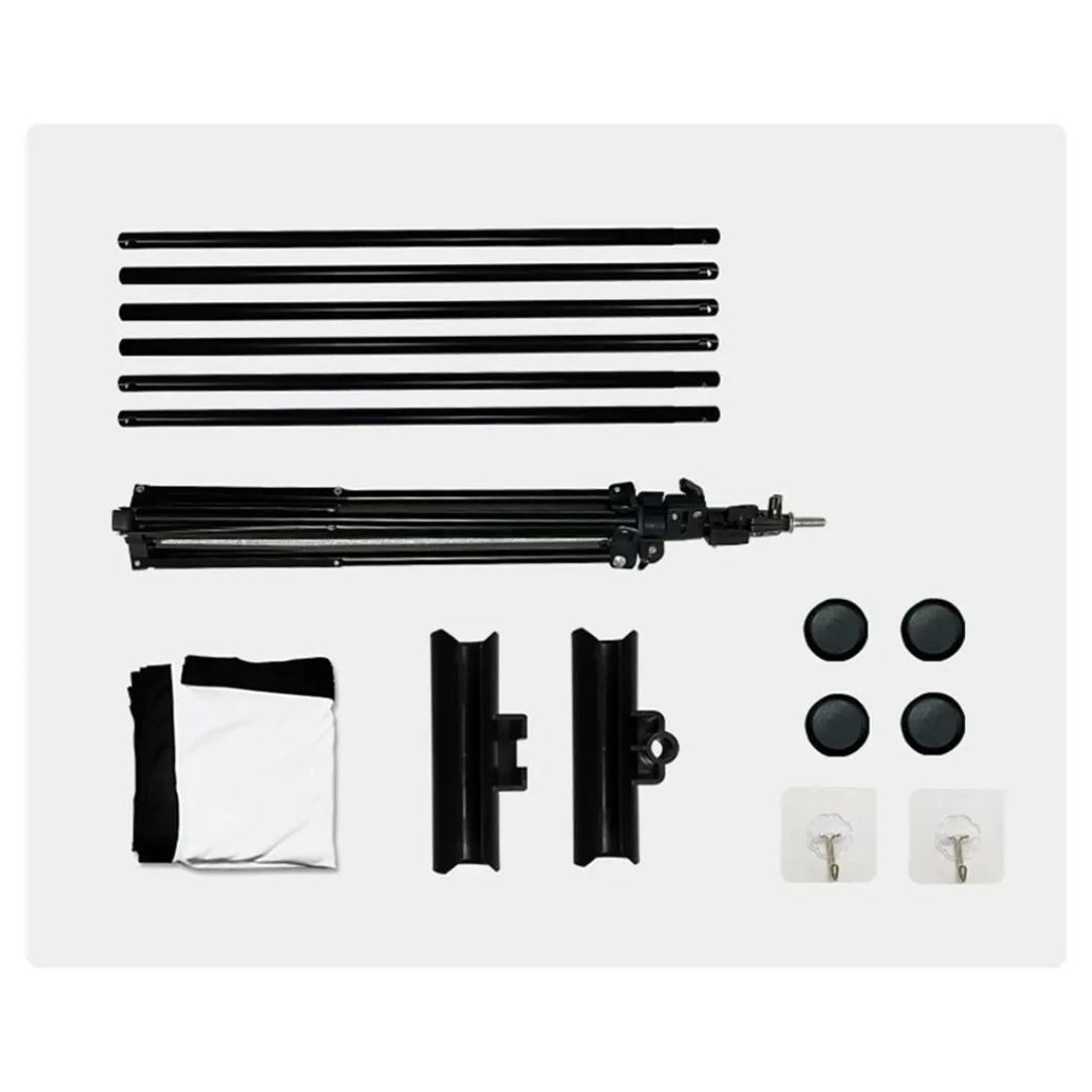 מסך מקרן עם חצובה