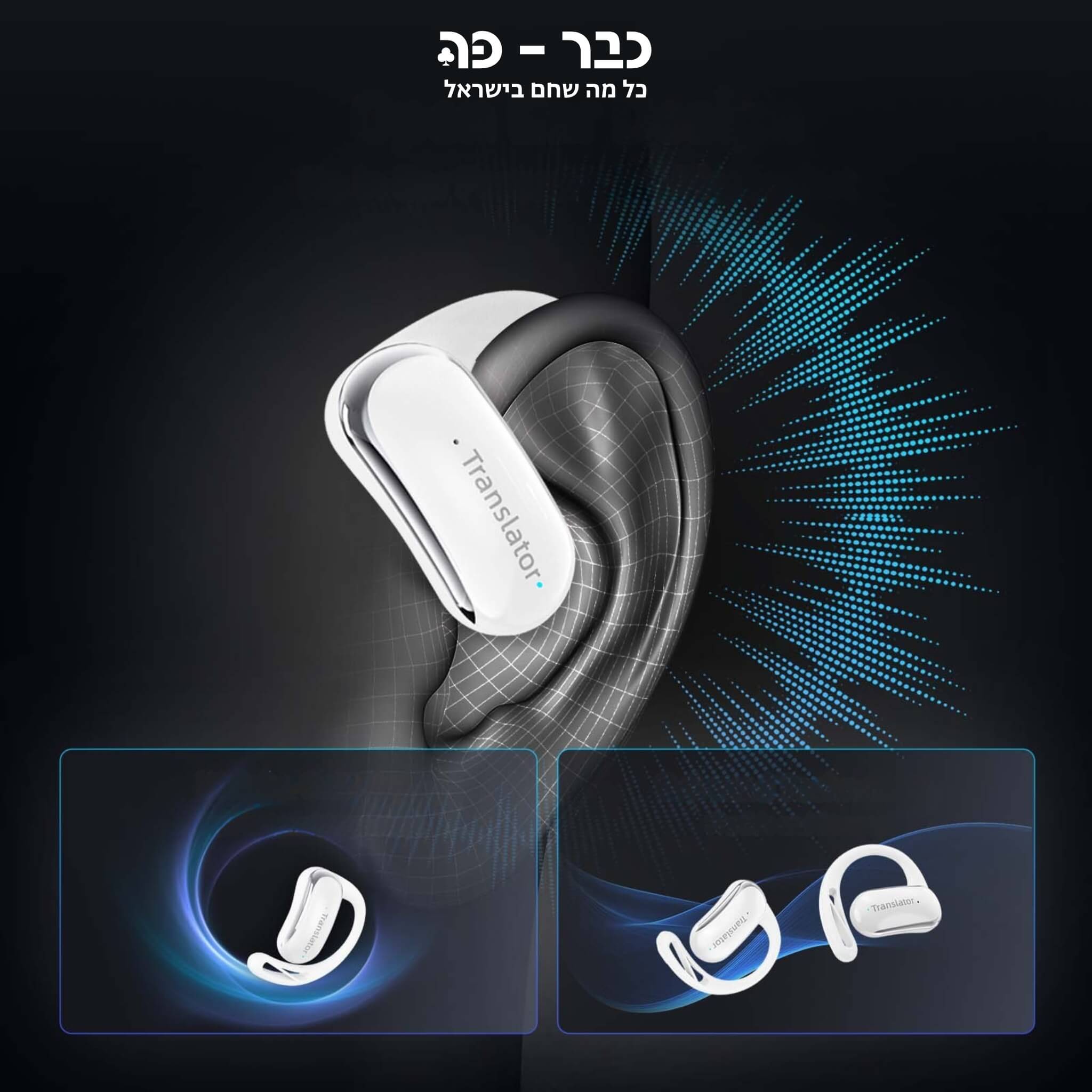 אוזניות מתרגמות - Wooask F56 AI